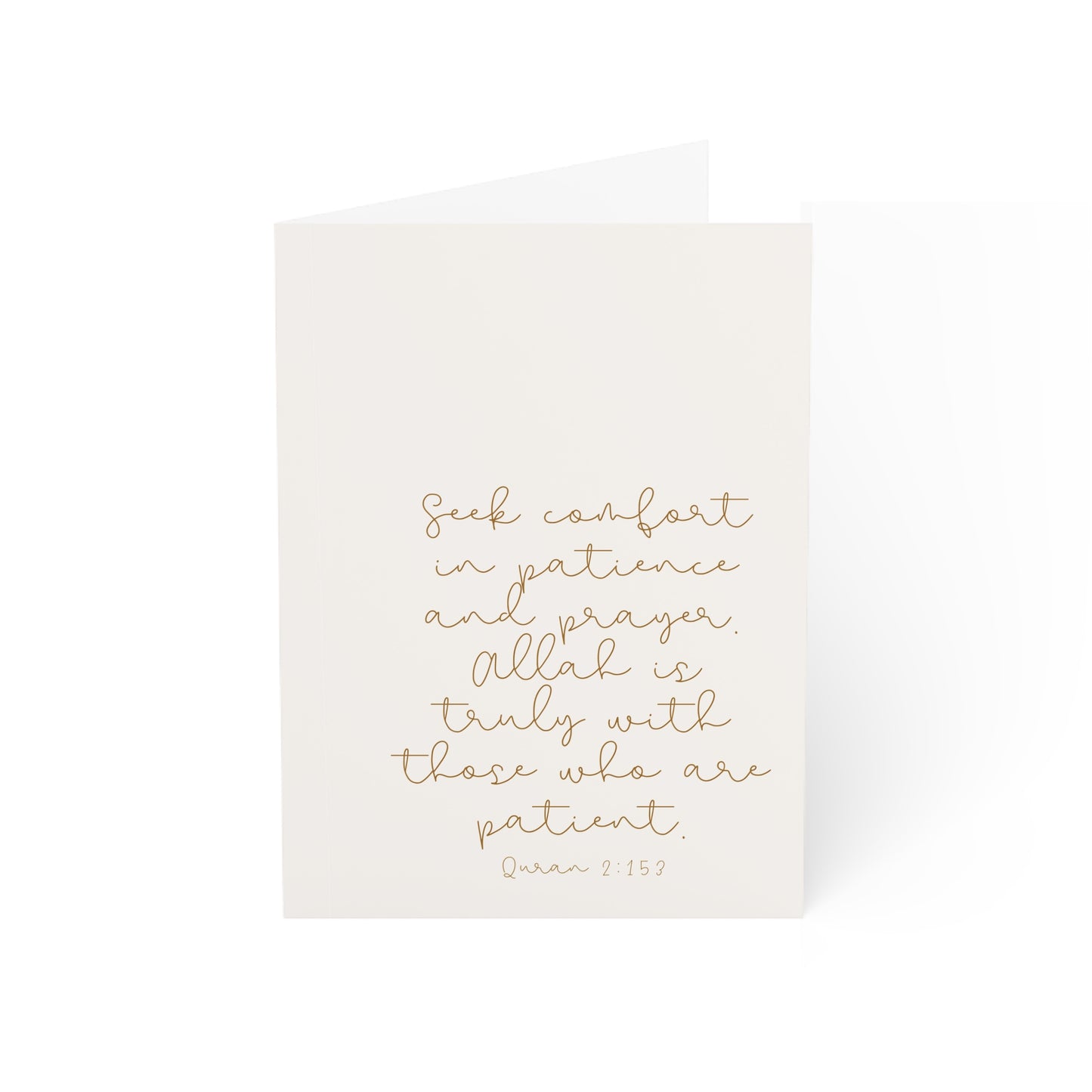 Greeting Cards Beige Neutral Seek Comfort
