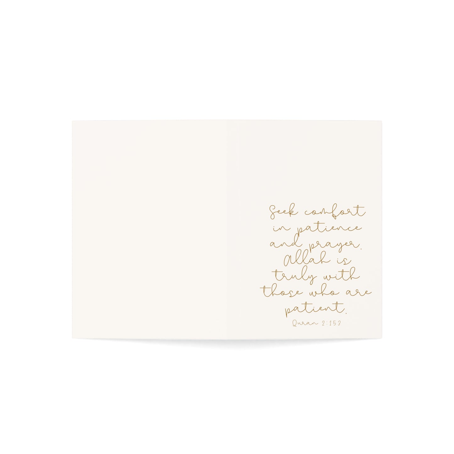 Greeting Cards Beige Neutral Seek Comfort