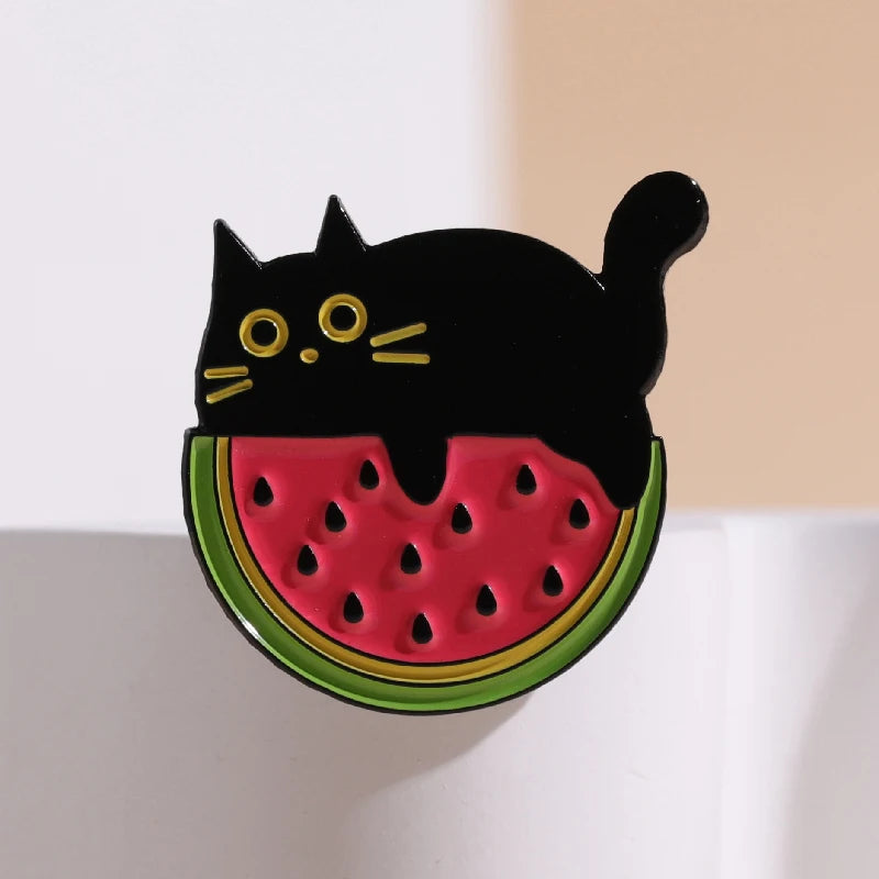 Falastin Cat Enamel Pin